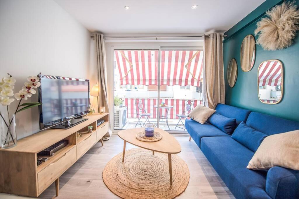 4 Couchages Climatise Direct Plage Wifi Parking 앙티브 외부 사진